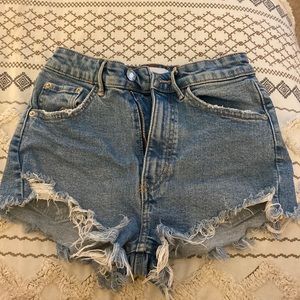 Zara jean shorts